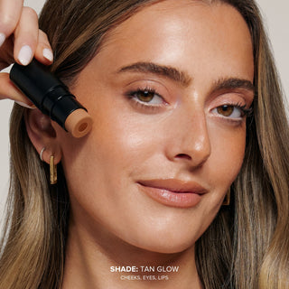 Nudestix Nudies Matte And Glow Core All Over Face Blush Colour - Tan Glow