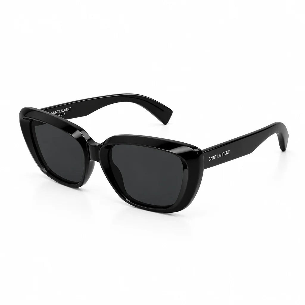Saint Laurent Women SL 857 Cat-Eye Black Sunglasses