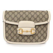 Gucci Horsebit 1955 Soft Medium Shoulder Bag - Beige