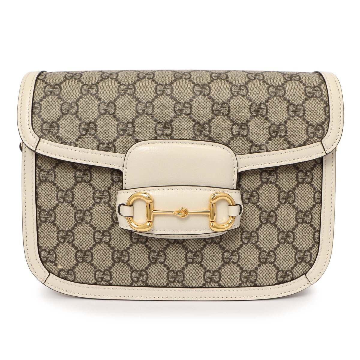 Gucci Horsebit 1955 Soft Medium Shoulder Bag - Beige