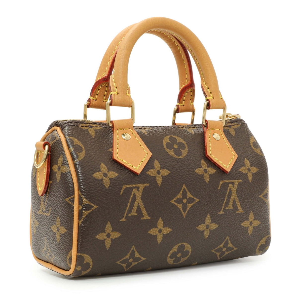 Louis Vuitton Nano Speedy Handbag - Chocolate Brown
