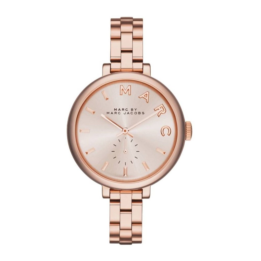 Marc Jacobs Sally Rose Gold Dial Rose Gold Steel Strap Watch for Women - MBM3364