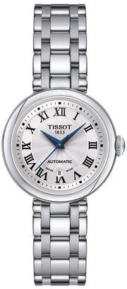 Tissot Bellissima Automatic Silver Dial Silver Steel Strap Watch For Women - T126.207.11.013.00