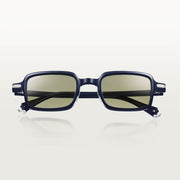 Cartier Première de Unisex Square Acetate Blue Frame Tinted Grey-Green Sunglasses