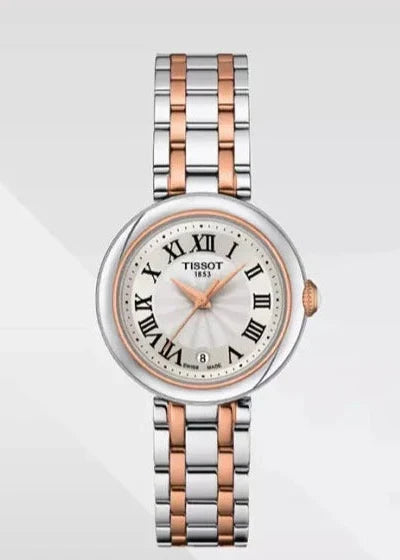 Tissot Bellissima Small Lady White Dial Two Tone Steel Strap Watch For Women - T126.010.22.013.01
