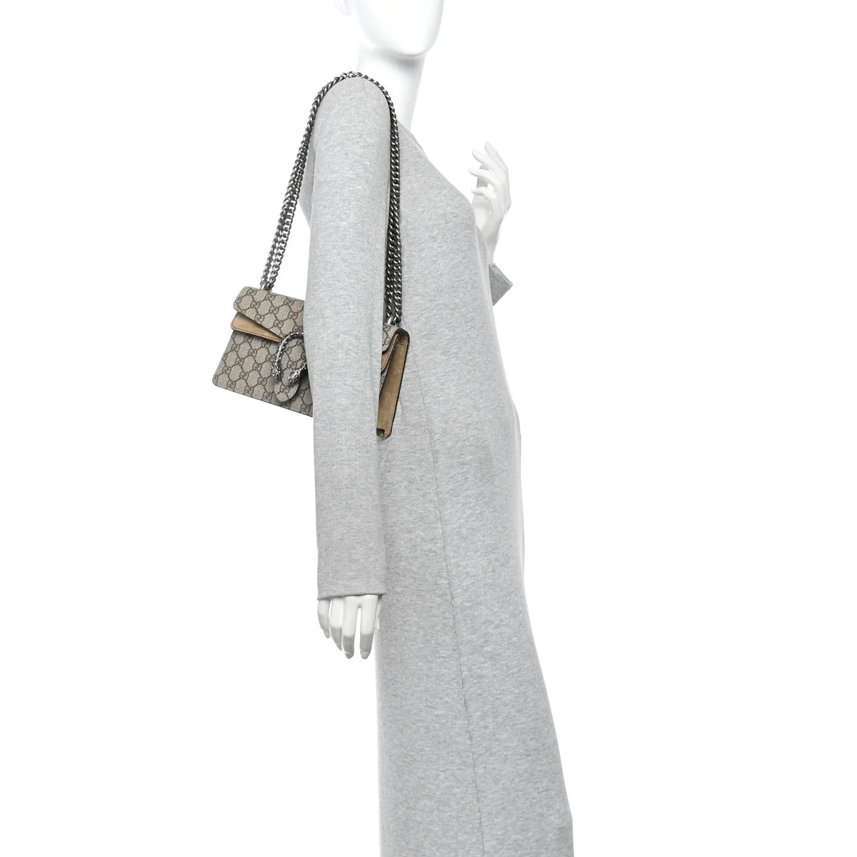 Gucci GG Supreme Dionysus Shoulder Bag – Beige