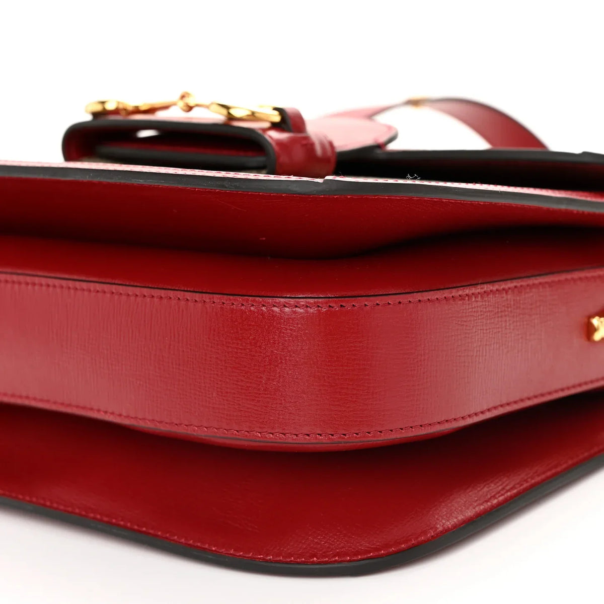 Gucci Horsebit 1955 Small Shoulder Bag - Red
