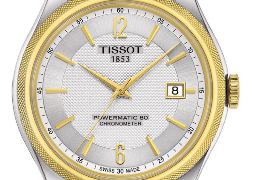 Tissot Ballade Powermatic 80 Chronometer Silver Dial Two Tone Steel Strap Watch For Men - T108.408.22.037.00