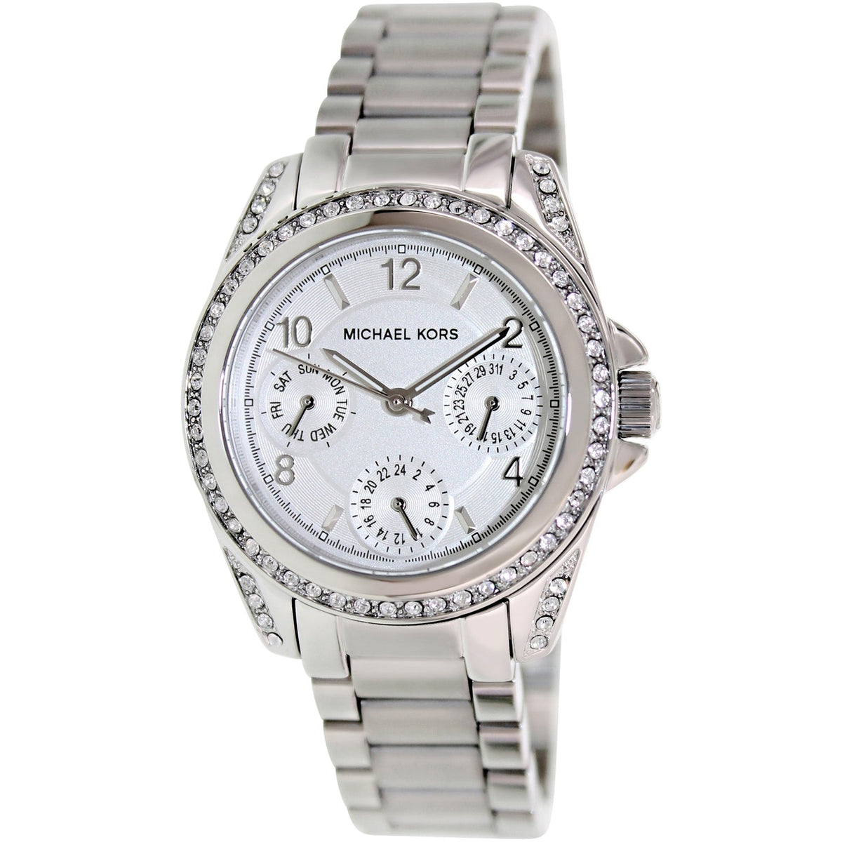 Michael Kors Blair Silver Dial SIlver Steel Strap Watch for Women - MK5612