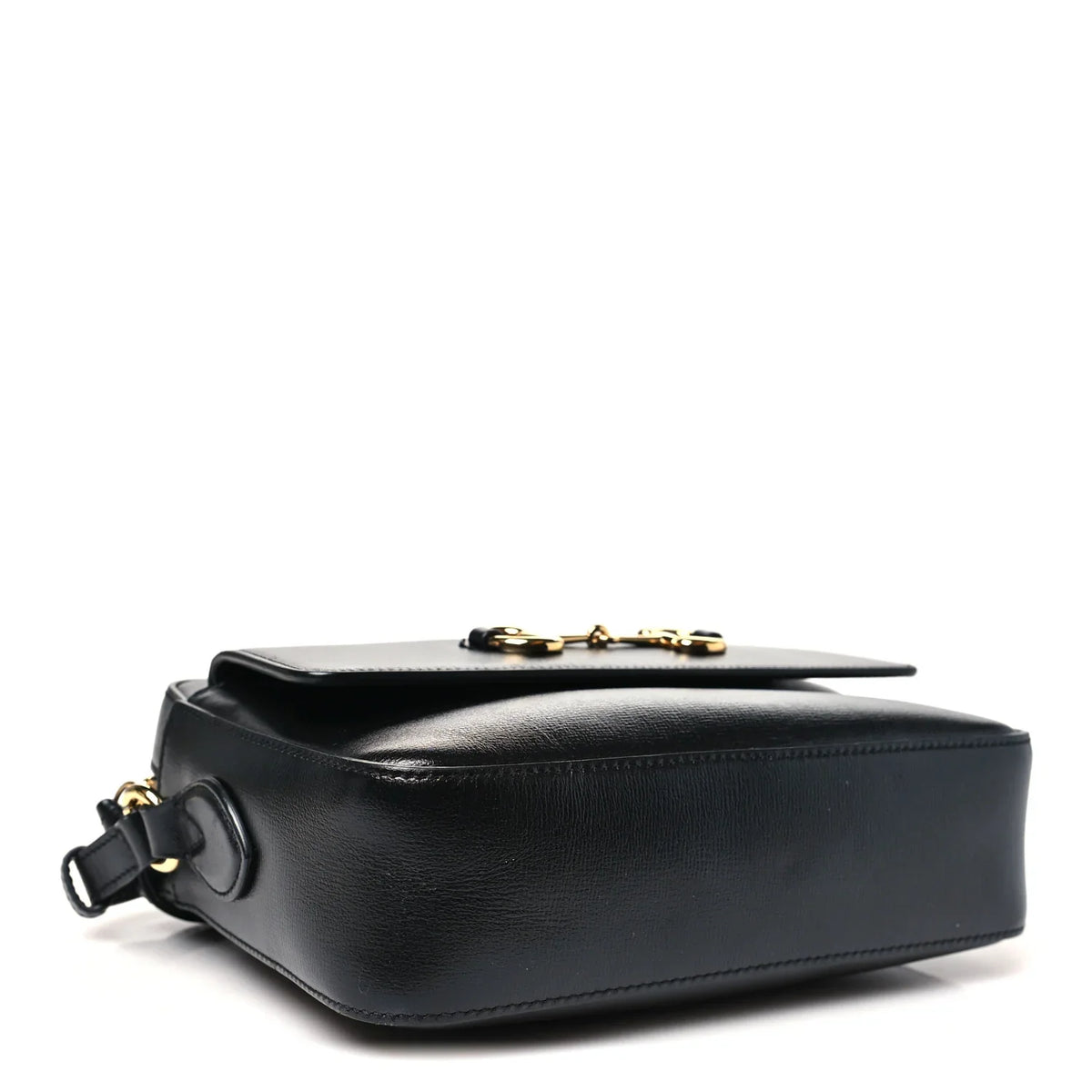 Gucci Horsebit 1955 Shoulder Leather Bag – Black