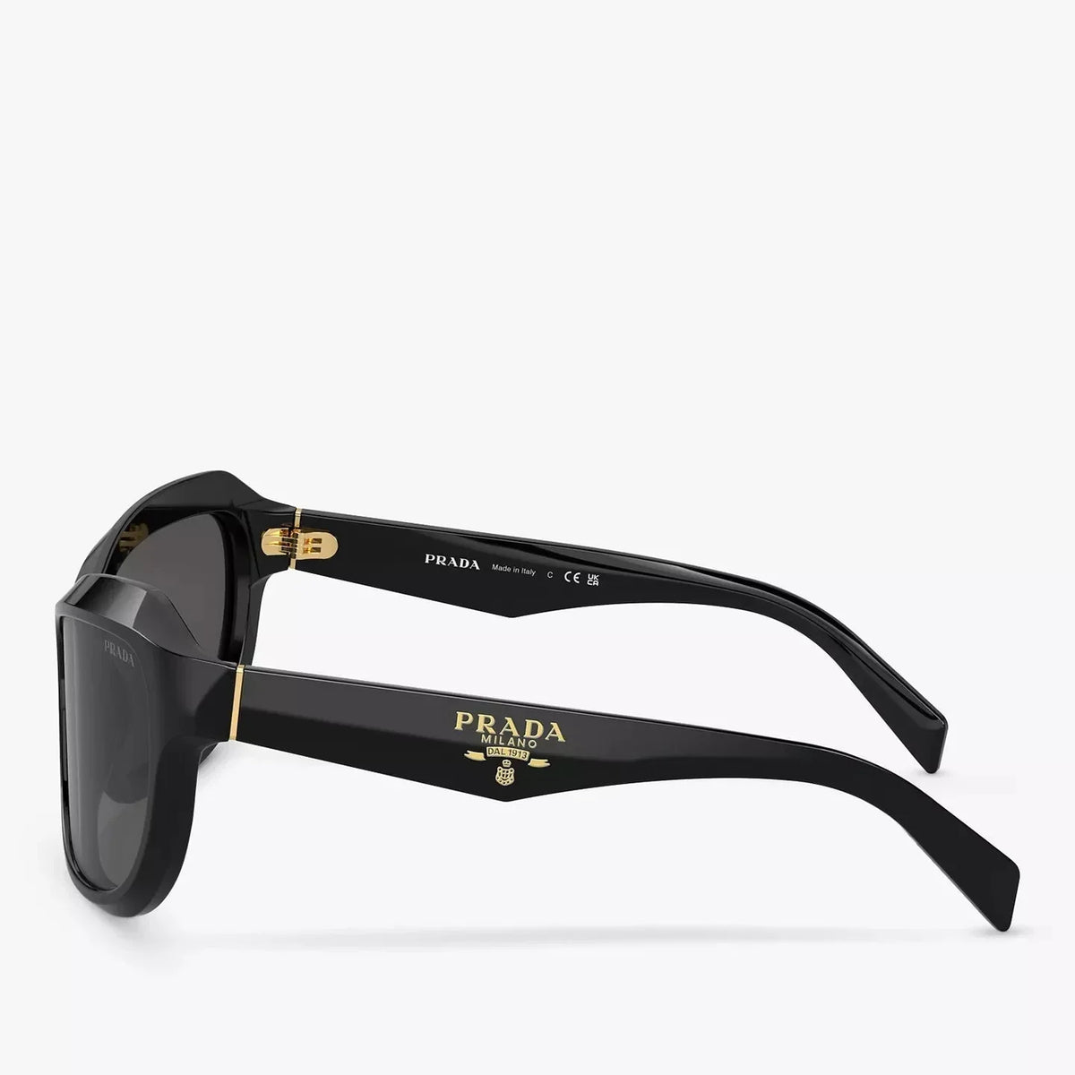 Prada PRA27-S Black Cats Eye Sunglasses