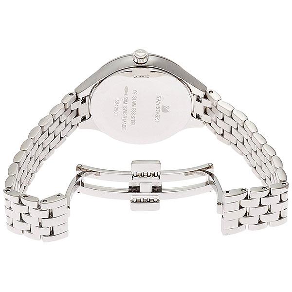 Swarovski Lovely Crystals Mini White Dial Silver Steel Strap Watch for Women - 5242901