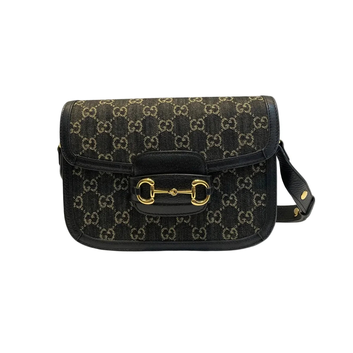Gucci Small Horsebit 1955 Shoulder Bag – Black