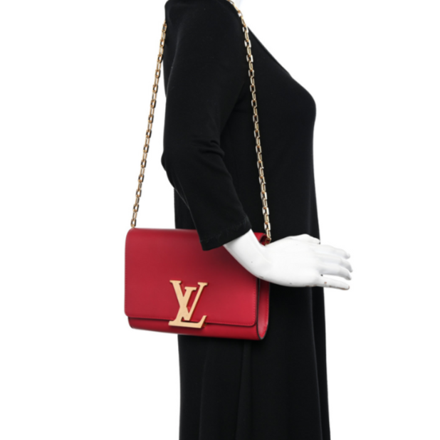Louis Vuitton Pochette Louise Clutch - Red