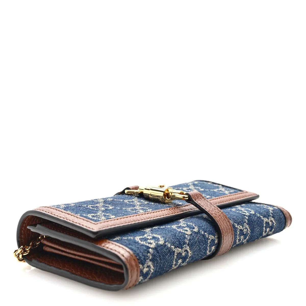 Gucci Jackie 1961 Chain Wallet – Gray