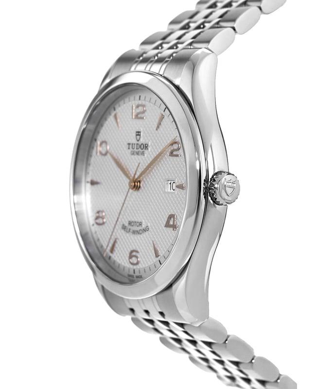 Tudor 1926 Automatic Diamonds Silver Dial Silver Steel Strap Watch for Men - M91650-0003