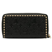 Louis Vuitton Monogram Empreinte Zippy Wallet - Black
