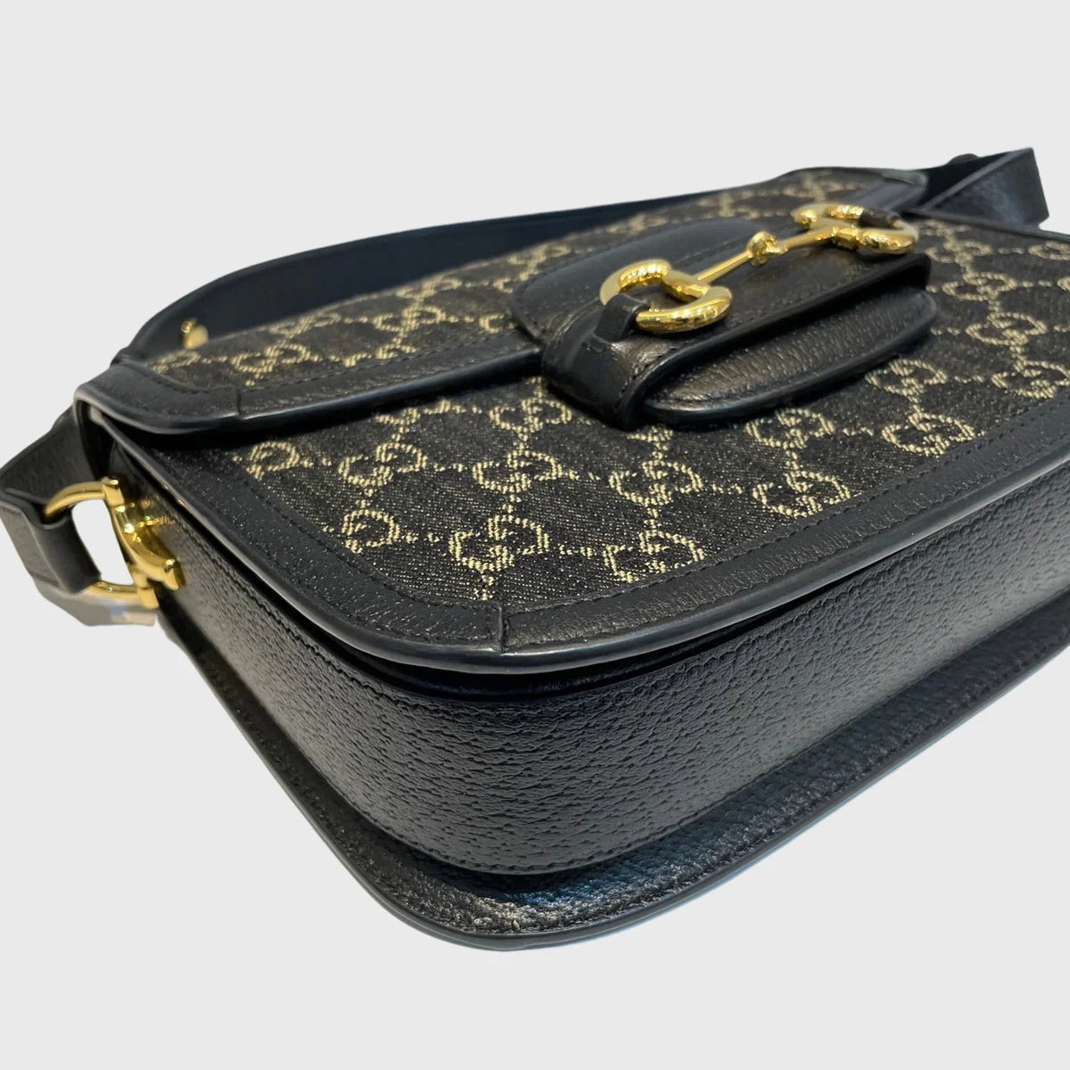 Gucci Small Horsebit 1955 Shoulder Bag – Black