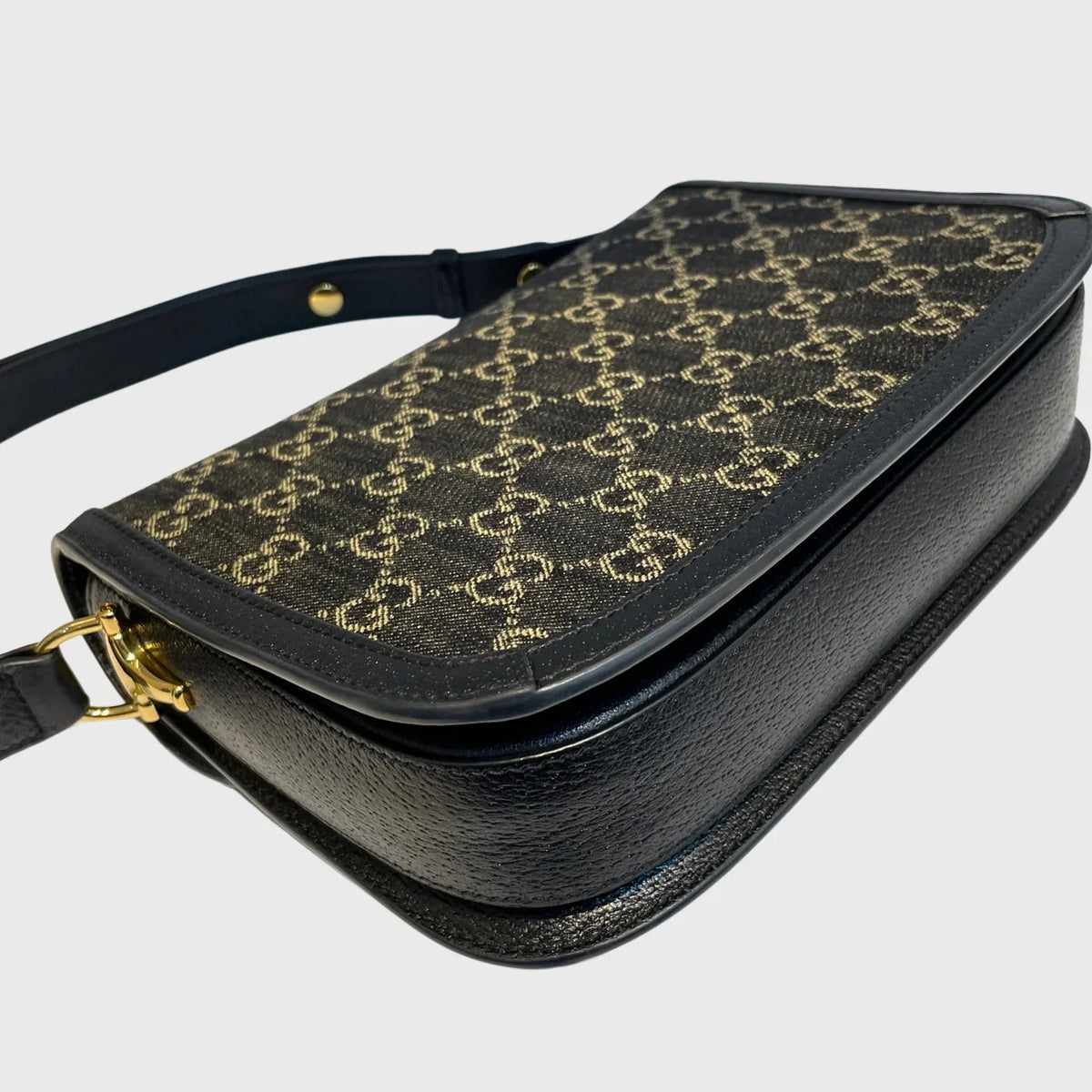 Gucci Small Horsebit 1955 Shoulder Bag – Black