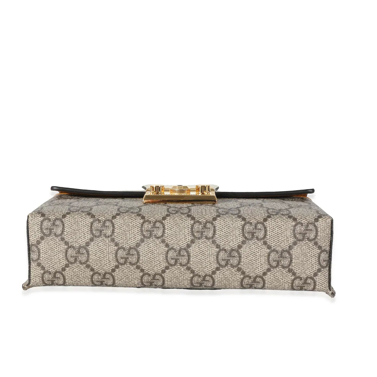 Gucci GG Supreme Padlock Top Handle Bag – Beige