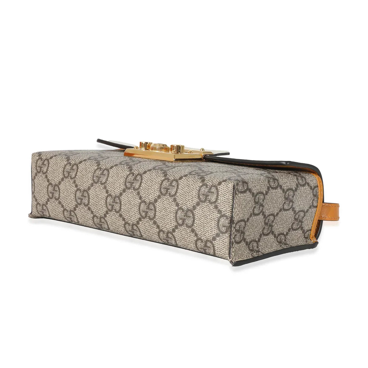 Gucci GG Supreme Padlock Top Handle Bag – Beige