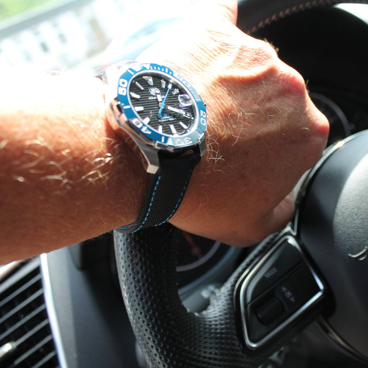 Tag Heuer Aquaracer Black Dial Watch for Men - WAY211B.FC6363