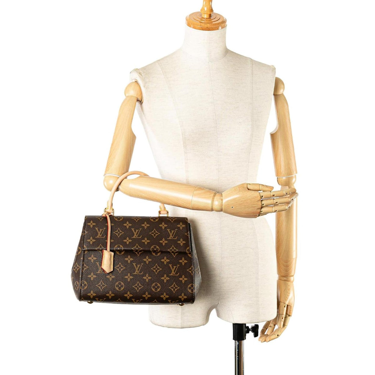 Louis Vuitton Cluny BB Monogram Handbag - Brown