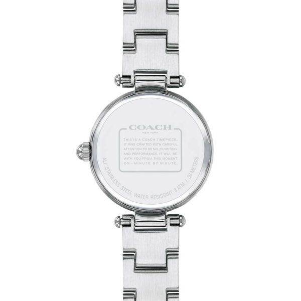 Coach Park Mother of Pearl Blue Dial Silver Steel Strap Watch for Women - 14503224