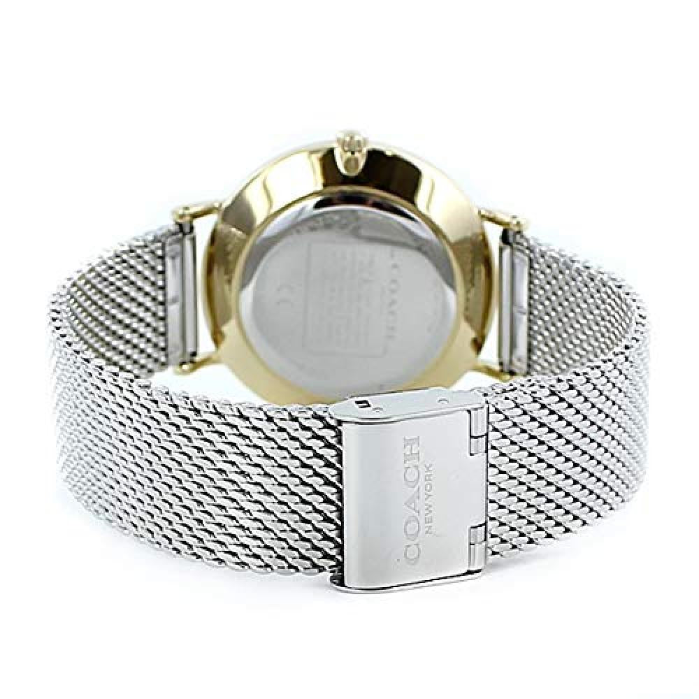 Coach Perry Silver Dial Silver Mesh Bracelet Watch for Women - 14503387