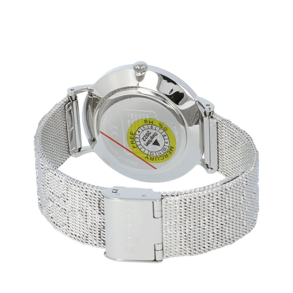 Coach Perry Silver Dial Silver Mesh Bracelet Watch for Women - 14503341