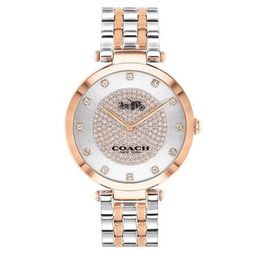 Coach Park Silver Dial Two Tone Steel Strap Watch for Women - 14503644