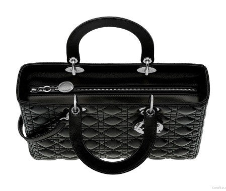 Dior Large Lady Dior Bag - Black