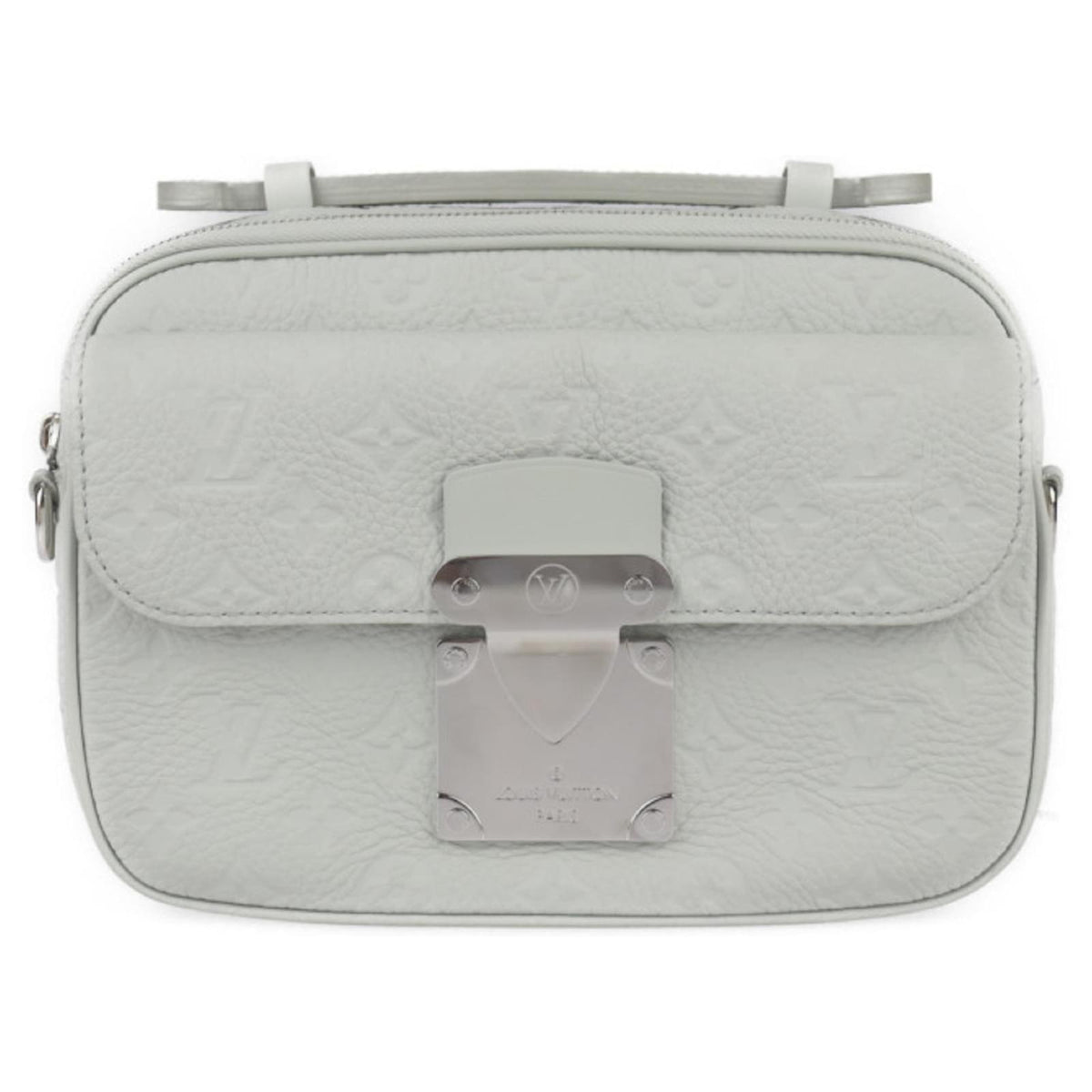 Louis Vuitton S Lock Messenger Shoulder Bag - Mineral Gray