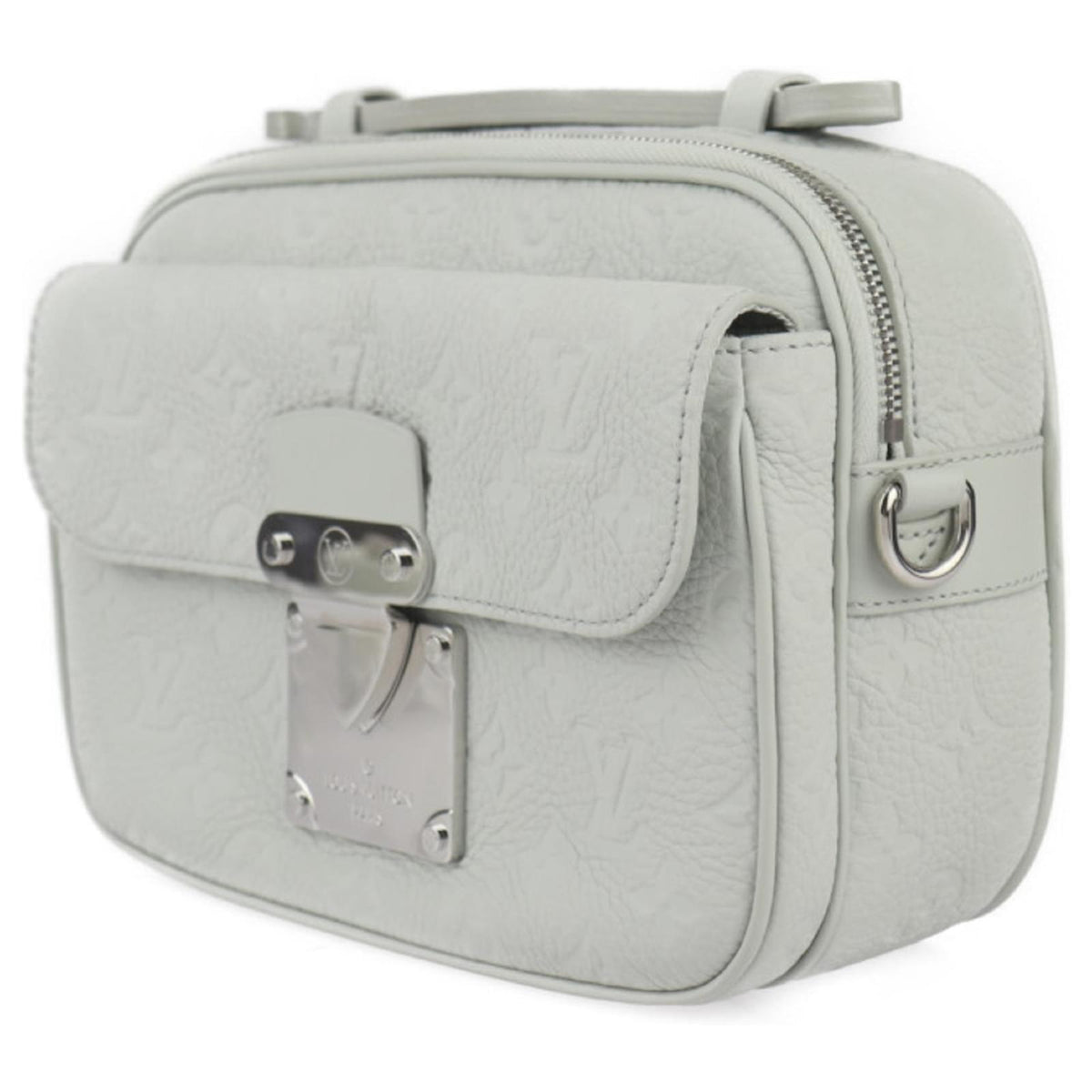 Louis Vuitton S Lock Messenger Shoulder Bag - Mineral Gray