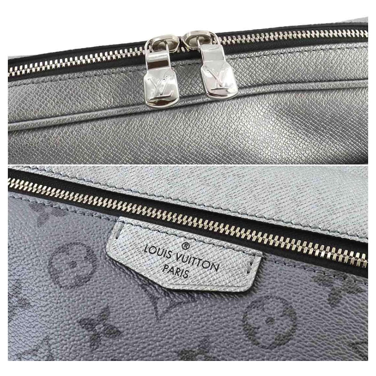 Louis Vuitton Taigarama Outdoor Messenger Shoulder Bag - Silver