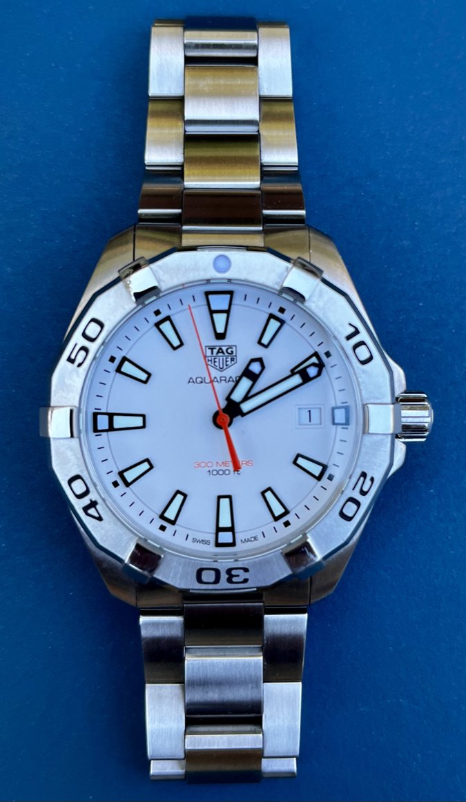 Tag Heuer Aquaracer White Dial Watch for Men - WBD1111.BA0928