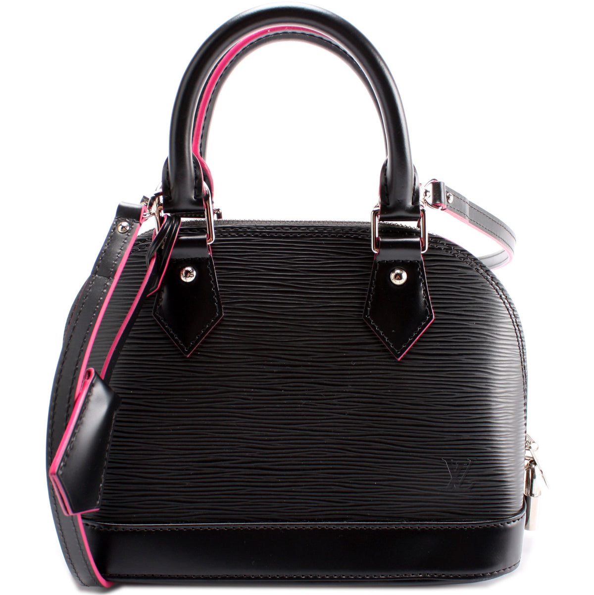 Louis Vuitton Epi Alma BB Handbag - Black