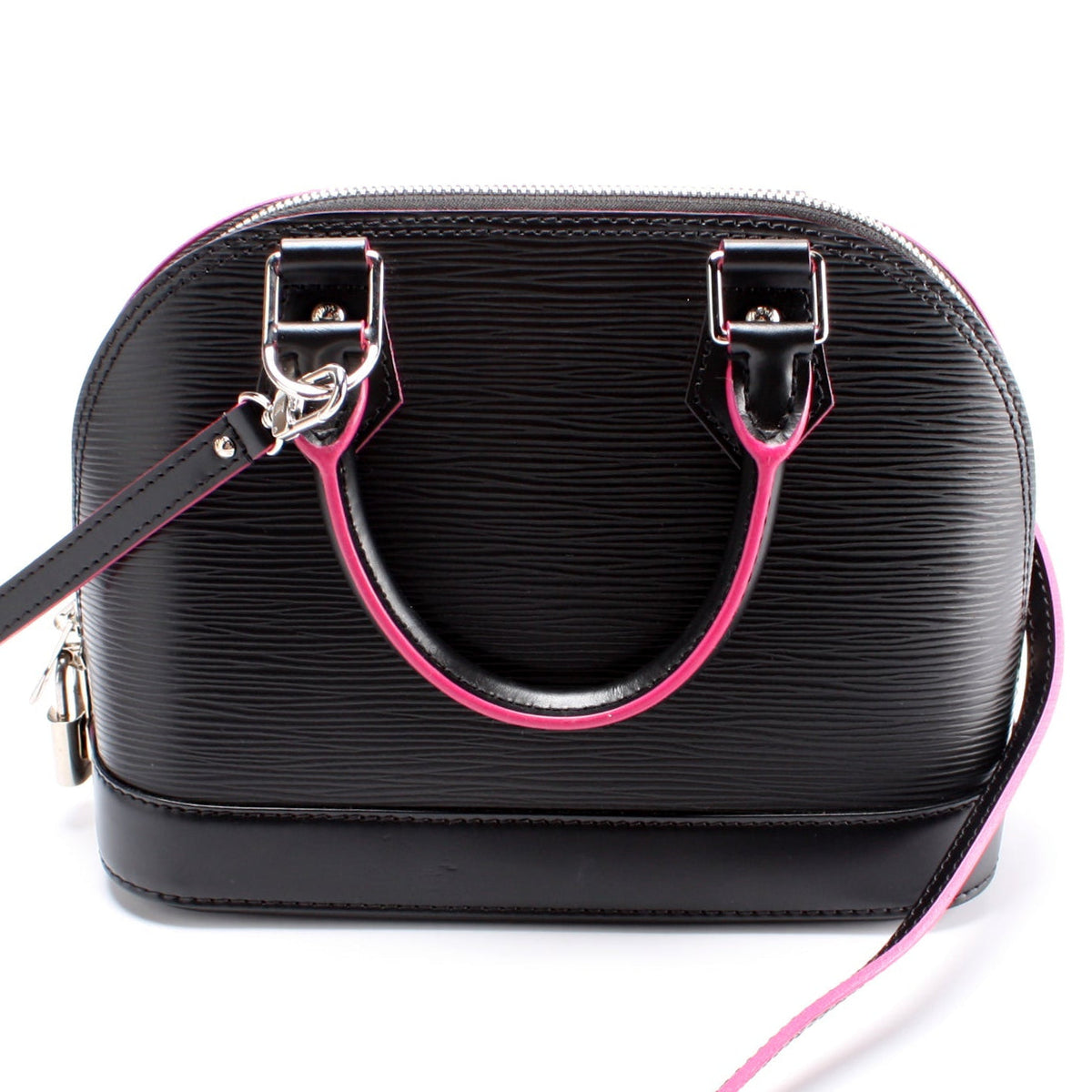Louis Vuitton Epi Alma BB Handbag - Black