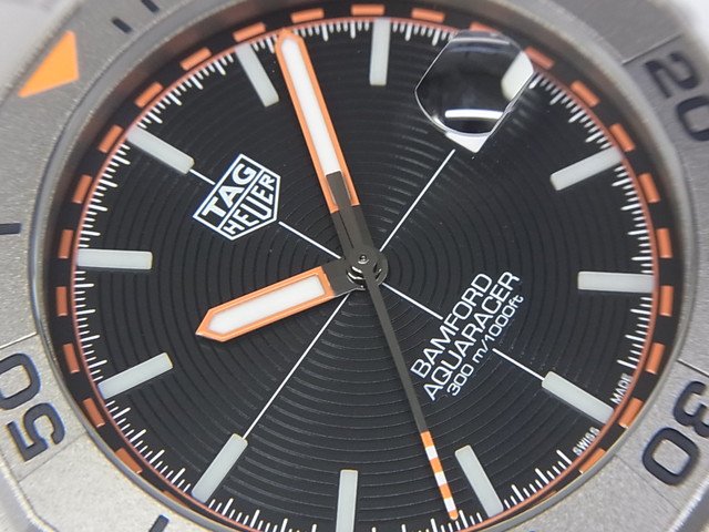 Tag Heuer Aquaracer Calibre 5 Bamford Limited Edition Black Dial Grey Steel Strap Watch for Men - WAY208C.FC6383