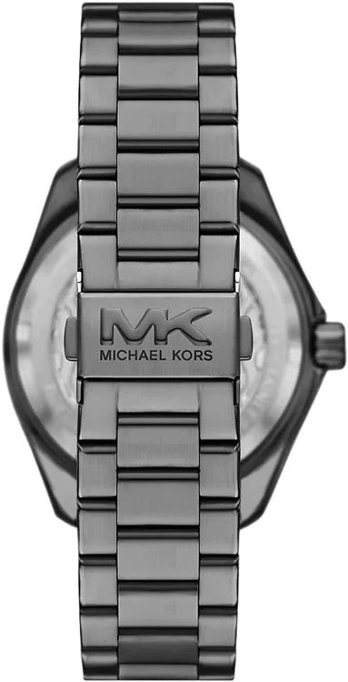 Michael Kors Maritime Three-Hand White Dial Grey Steel Strap Watch for Men - MK9163