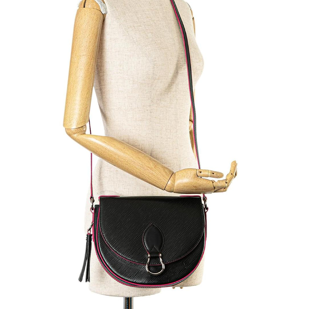 Louis Vuitton Epi Saint Cloud Shoulder Bag - Black