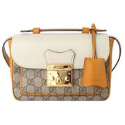 Gucci GG Padlock Handle Bag – Beige