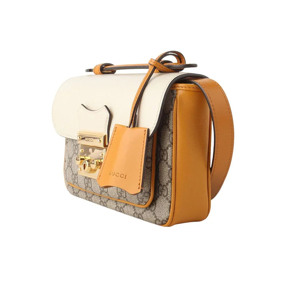 Gucci GG Padlock Handle Bag – Beige