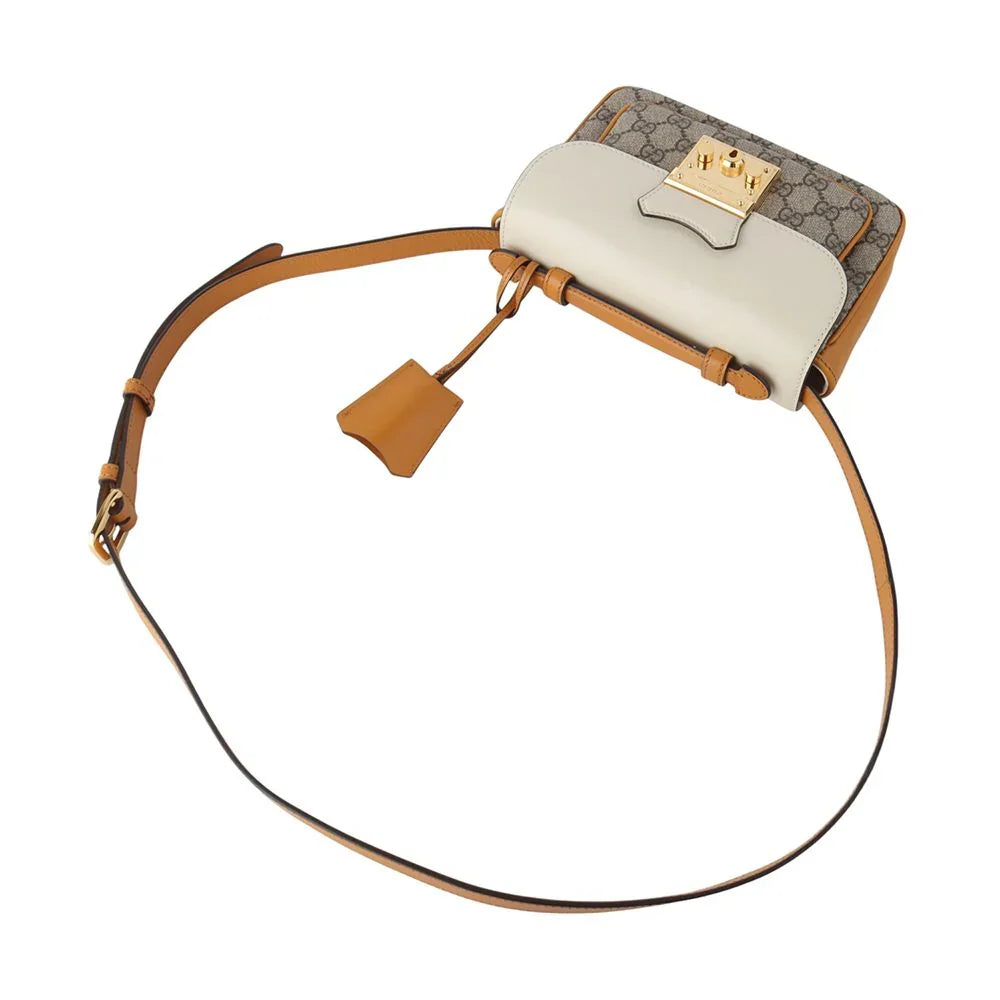 Gucci GG Padlock Handle Bag – Beige