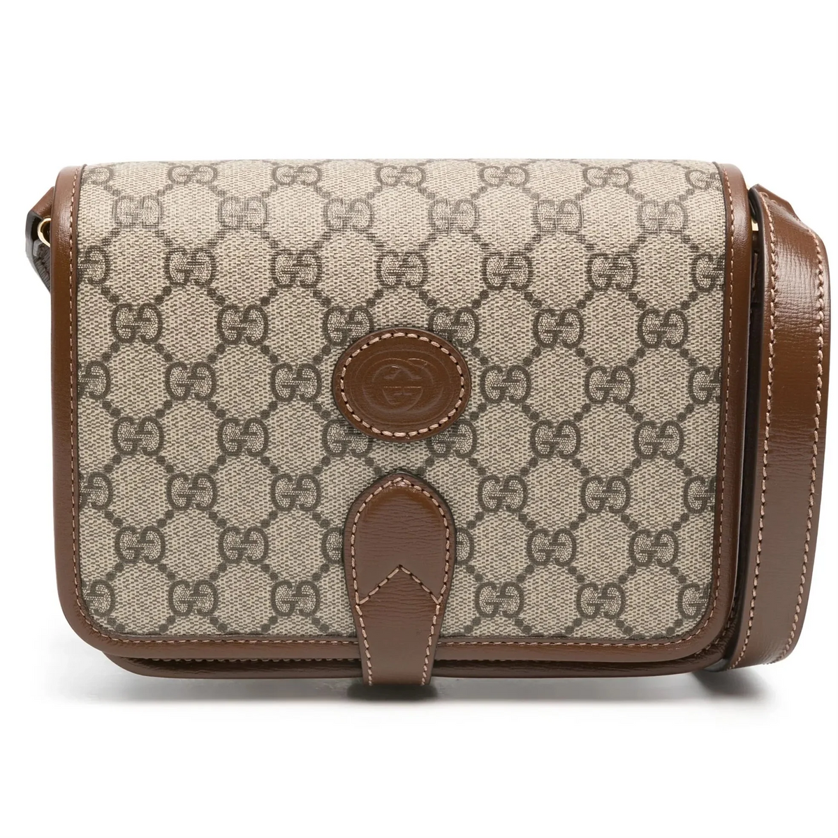 Gucci GG Supreme Mini Shoulder Bag – Beige