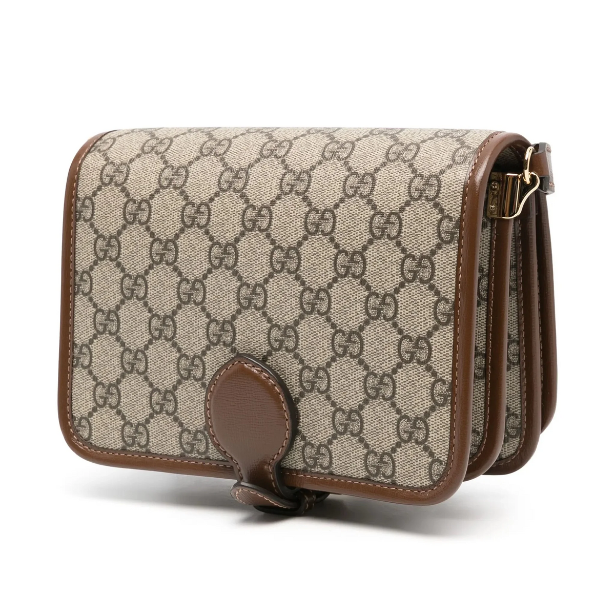 Gucci GG Supreme Mini Shoulder Bag – Beige