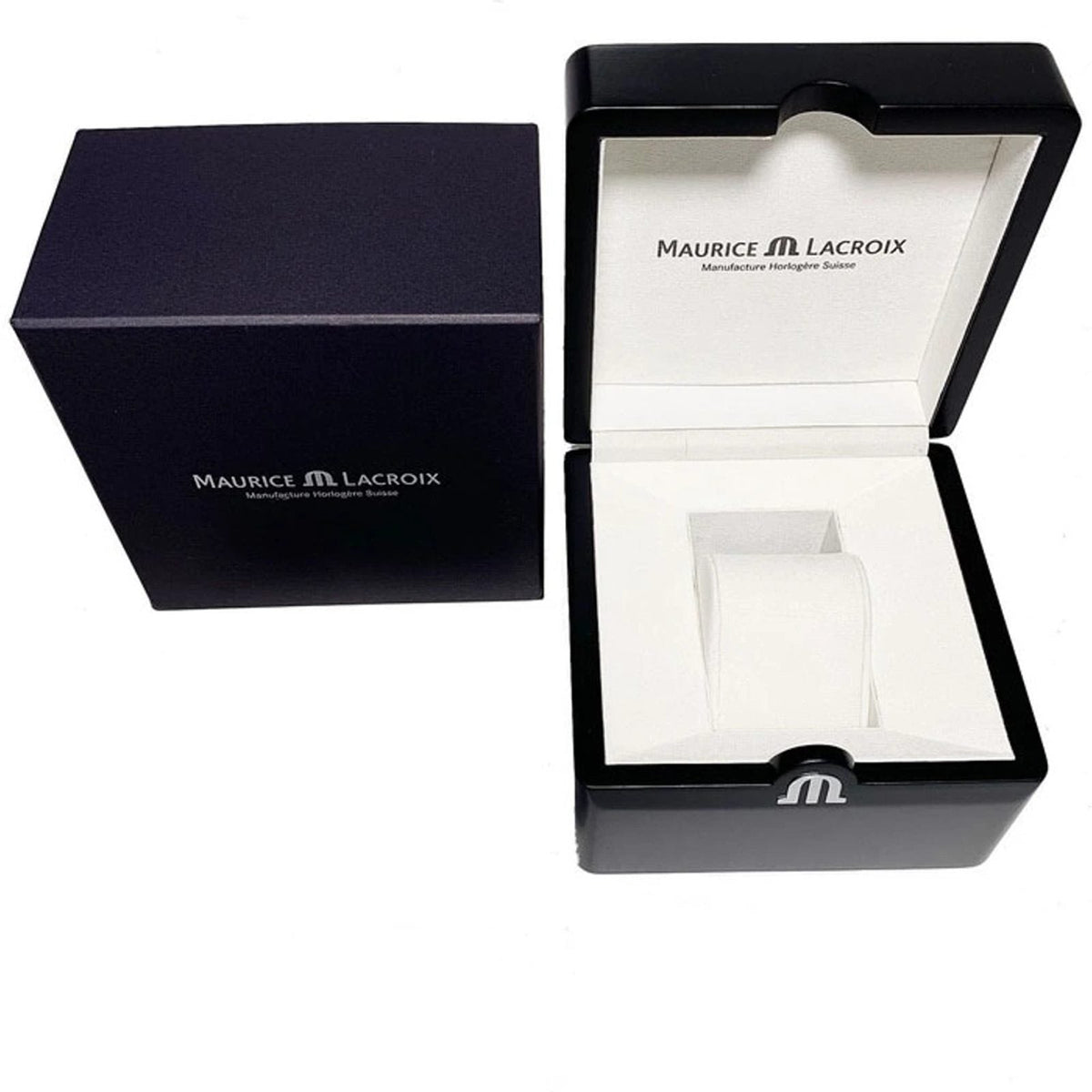 Maurice Lacroix Aikon Venturer Black Dial Black Rubber Strap Watch For Men - AI6058-BRZ0B-330-2