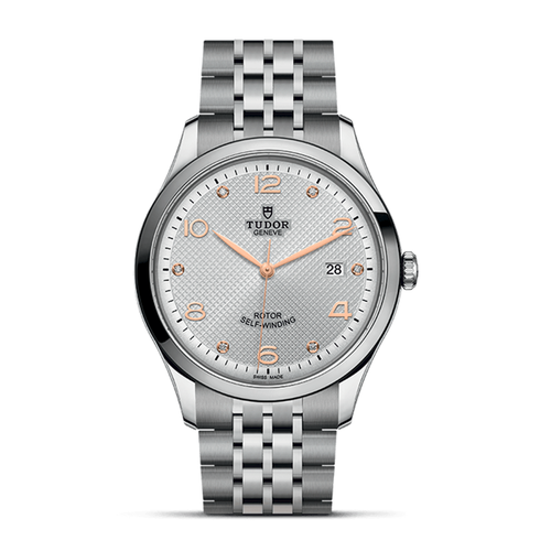 Tudor 1926 Automatic Diamonds Silver Dial Silver Steel Strap Watch for Men - M91650-0003