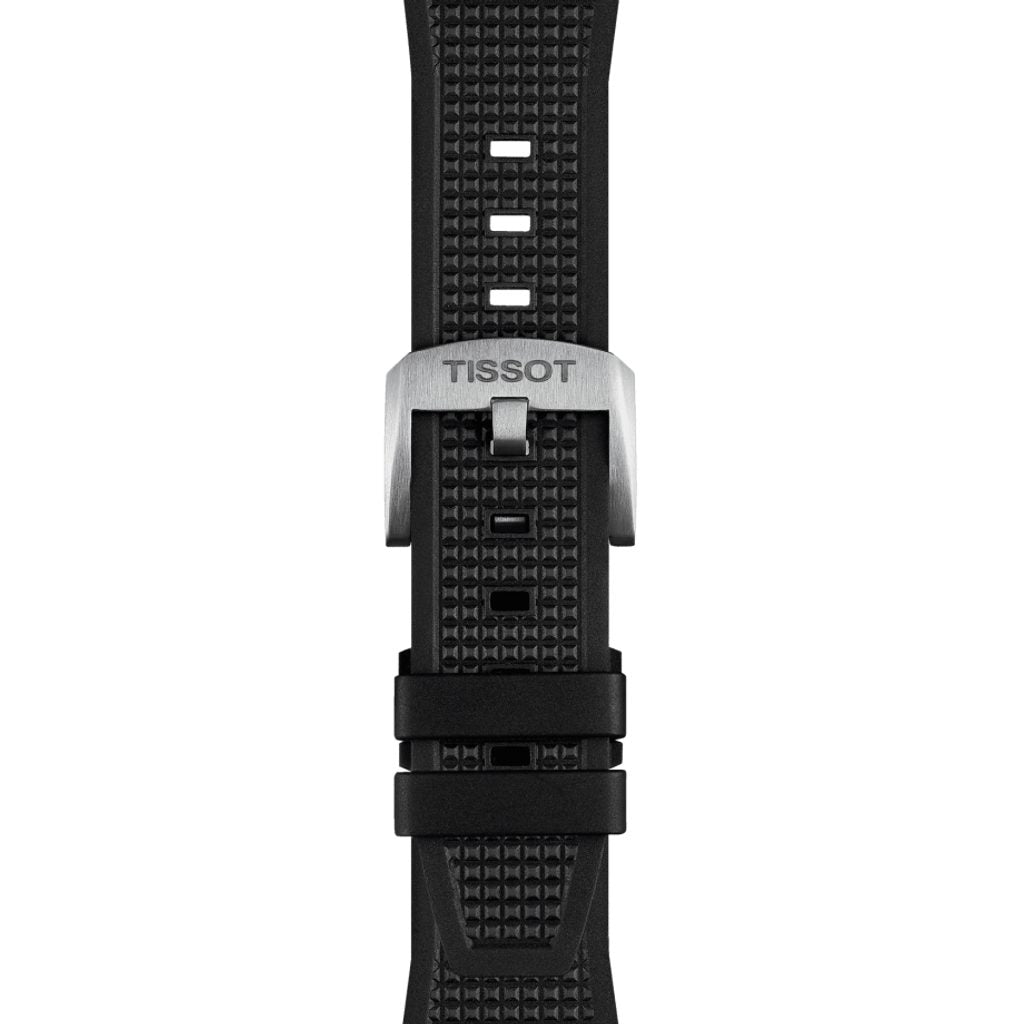 Tissot PRX Blue Dial Black Rubber Strap Watch For Men - T137.410.17.041.00