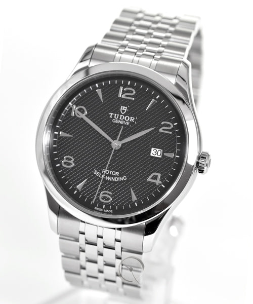 Tudor 1926 Automatic Black Dial Silver Steel Strap Watch for Men - M91650-0002